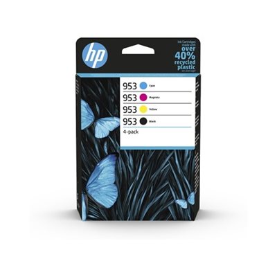 HP 953 -mustepatruunasarja, 4-pack