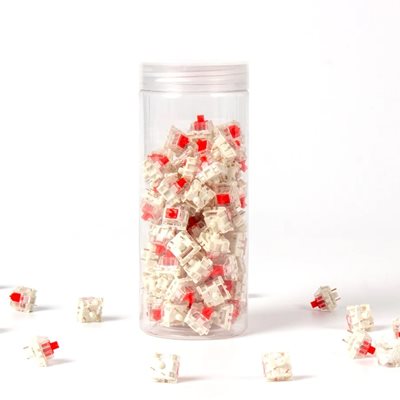 Keychron Gateron Silent Switch - Red -kytkinsarja, 110 kpl