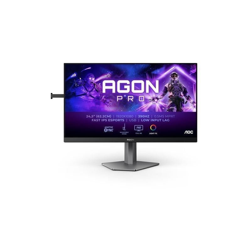 AOC 24,5" AG256FS, 390Hz Full HD -pelimonitori, musta