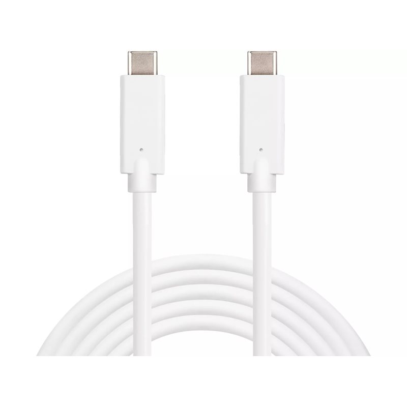 Sandberg 2.0 USB-C -kaapeli, PD 65W, 2m, valkoinen