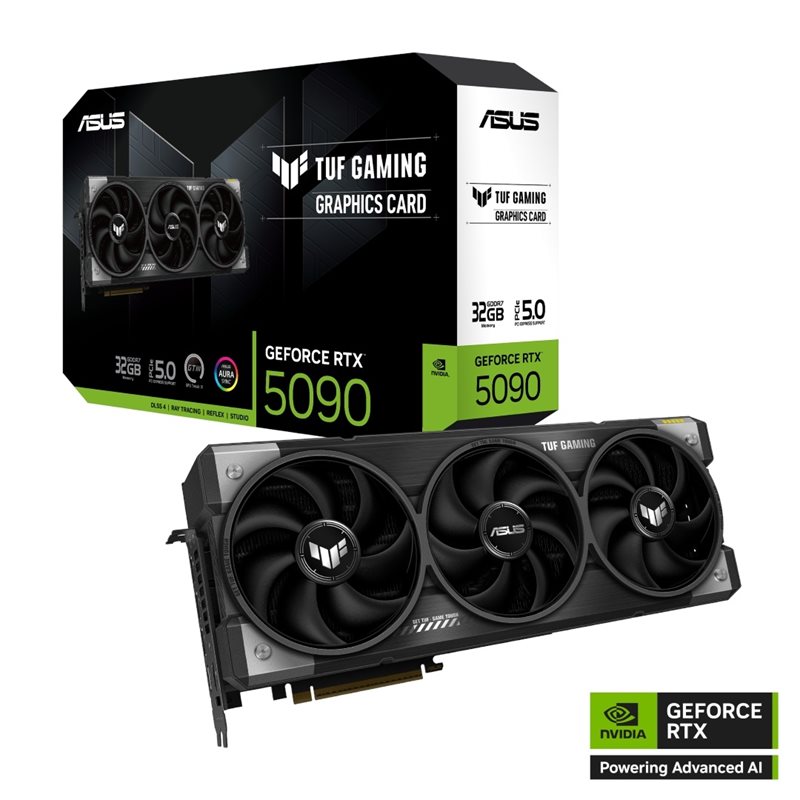 Asus (Outlet) GeForce RTX 5090 TUF Gaming -näytönohjain, 32GB GDDR7