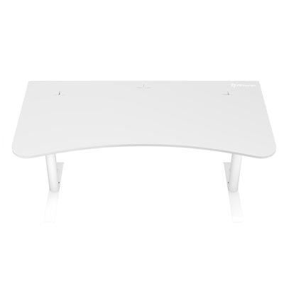 Arozzi Arena Gaming Desk - Pure White -pelipöytä, valkoinen