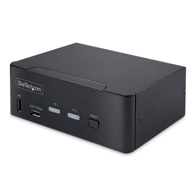 StarTech.com 2-porttinen 1.4 DisplayPort -KVM-kytkin, musta