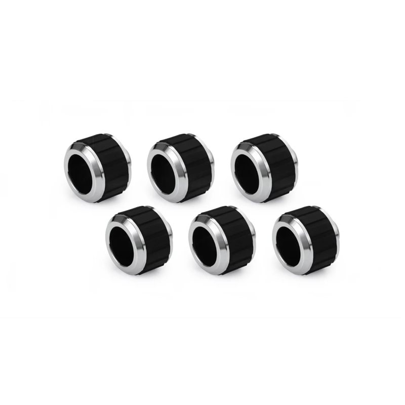 Alphacool Apex Grip HardTube Fitting -putkiliitinsarja, 16mm, G1/4, 6 kpl, kromi