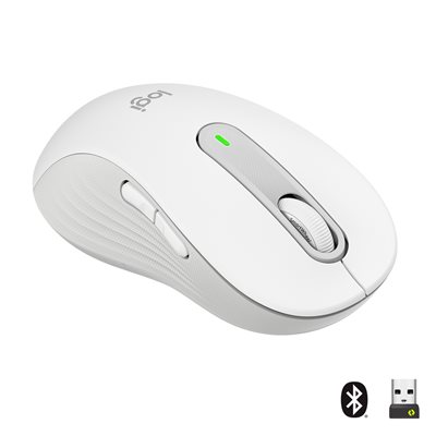Logitech Signature M650 L Left, langaton hiiri, 2000 DPI, Off-White