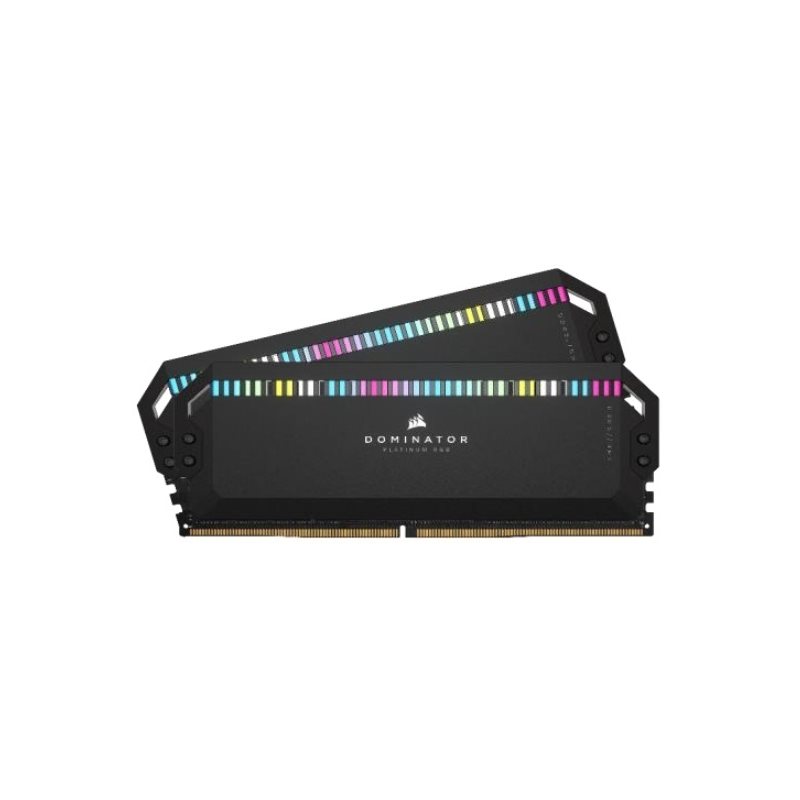 Corsair 64GB (2 x 32GB) Dominator Platinum RGB, DDR5 5600MHz, CL40, 1.25V, musta (Tarjous! Norm. 259,90€)