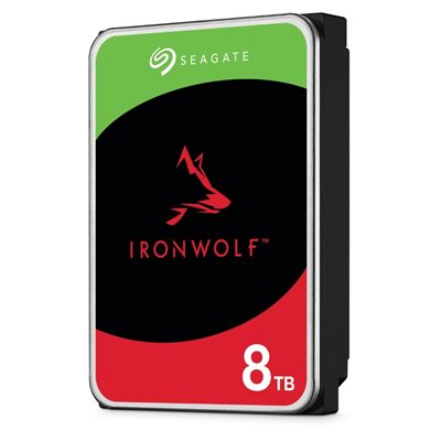 Seagate 8TB IronWolf Pro, sisäinen 3.5" kiintolevy, SATA III, 7200 rpm, 256 MB