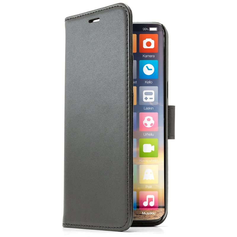 Screenor Smart -suojakotelo, Apple iPhone 15 Pro Max, musta