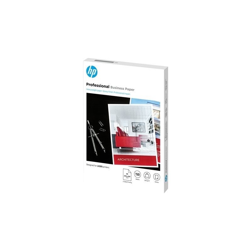 HP Professional Glossy Paper - Kiiltävä - A4 (210 x 297 mm) - 200 g/m² - 150 arkkia, valokuvapaperi
