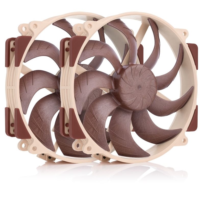 Noctua NF-A14x25r G2 PWM Sx2-PP, 140mm PWM-laitetuuletinsarja, 2 kpl