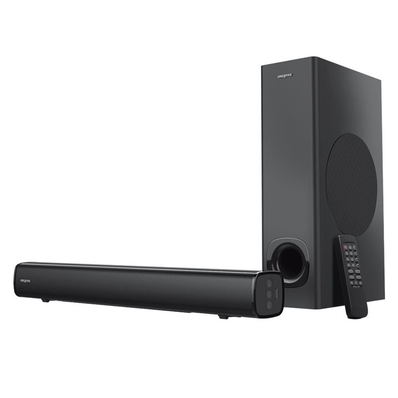 Creative Stage, 2.1 soundbar, Bluetooth 2.1, musta