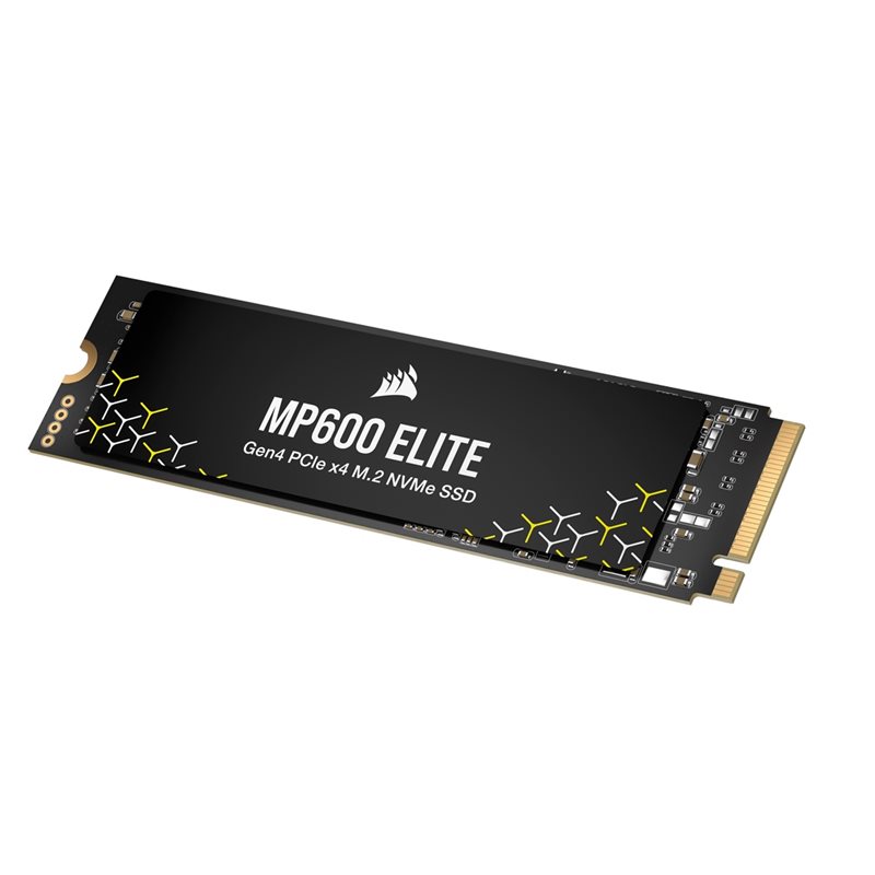 Corsair 4TB MP600 ELITE PCIe Gen4 x4 NVMe M.2 SSD-levy, M.2 2280, 3D TLC, 7000/6200 MB/s