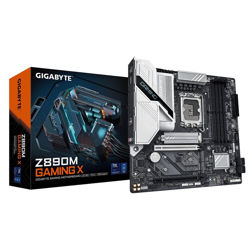 Gigabyte Z890M GAMING X, mATX-emolevy