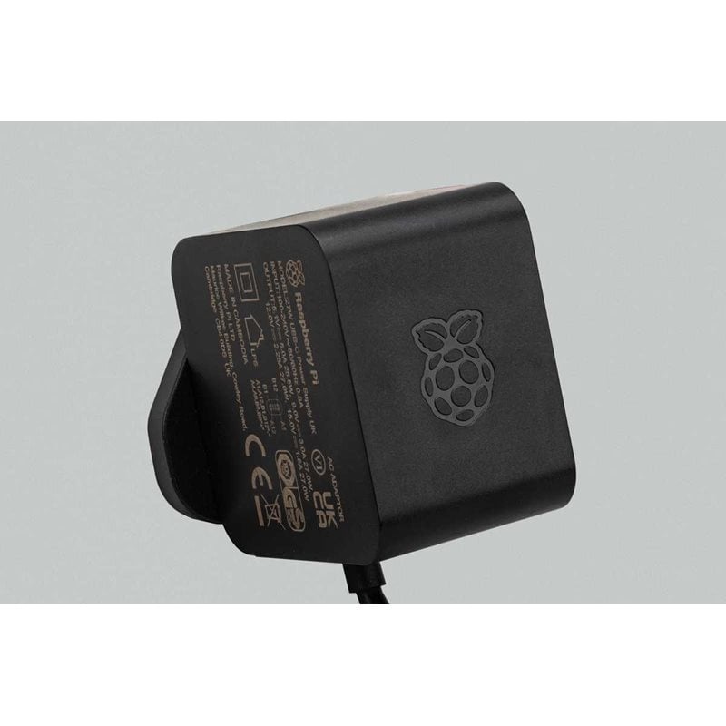 Raspberry Pi Raspberry Pi 5 virallinen verkkovirtasovitin, USB-C, 27W, musta