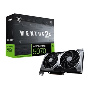 MSI GeForce RTX 5070 VENTUS 2X OC -näytönohjain, 12GB GDDR7