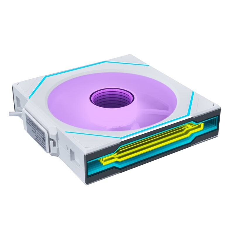Lian Li UNI FAN SL-INF Wireless, 120mm PWM-laitetuuletin, valkoinen