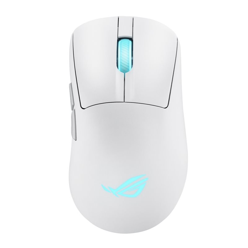 Asus ROG Keris II Origin, langaton pelihiiri, 42 000 DPI, Moonlight White