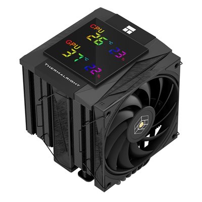 Thermalright Royal Knight 120 Digital BLACK -prosessorijäähdytin
