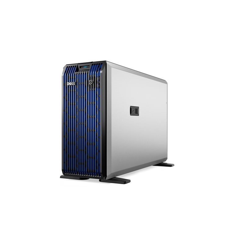 Dell PowerEdge T360 -tornipalvelin, hopea/musta