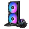 Cooler Master MasterLiquid 240 Core Nex ARGB, 240mm AIO-nestejäähdytysratkaisu prosessorille, musta