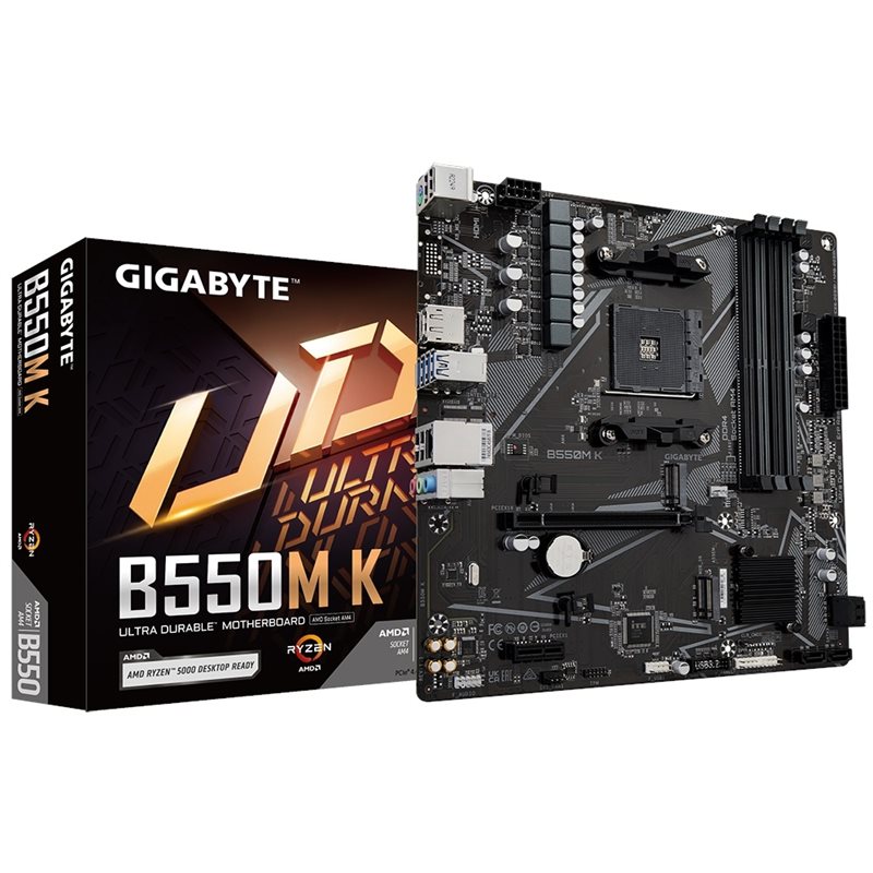 Gigabyte (Outlet) B550M K, mATX-emolevy