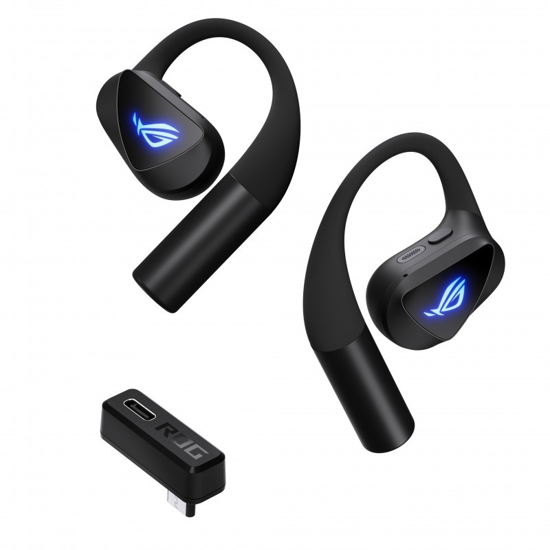 Asus Cetra Open Wireless (TWS), Ear-hook, langattomat Bluetooth -pelinappikuulokkeet mikrofonilla, musta