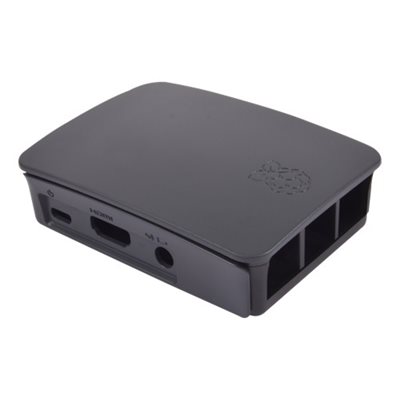 Raspberry Pi Harmaa muovikotelo Raspberry Pi 3 B/Pi 3 B+/Pi 2 B/B+ tietokoneelle