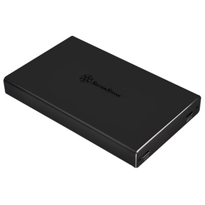 SilverStone SST-TS13B Ulkoinen USB 3.1 tallennuskotelo 2.5" SATA-levylle, musta