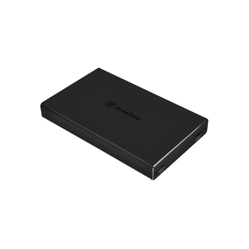SilverStone SST-TS13B Ulkoinen USB 3.1 tallennuskotelo 2.5" SATA-levylle, musta