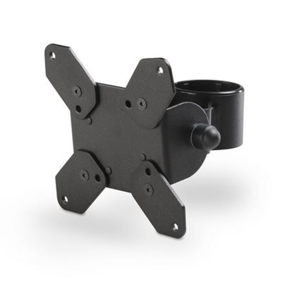 SpacePole VESA75/100 -kiinnitin lisänäytölle, musta