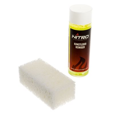 Nitro Concepts Puhdistusaine keinonahalle, 100 ml + sieni