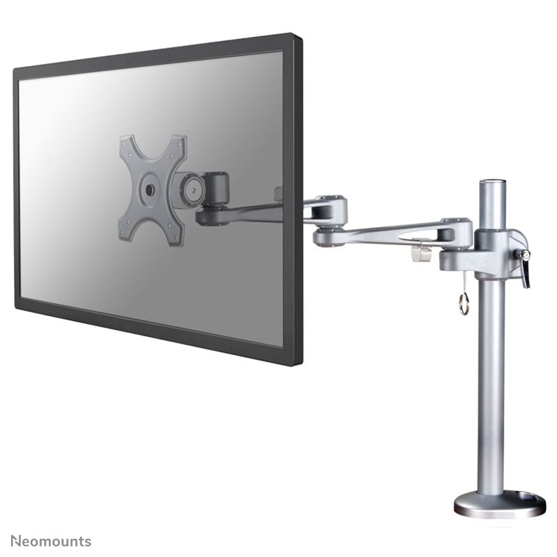 Neomounts by Newstar 10-30" monitor desk mount, -pöytäteline näytölle, hopea