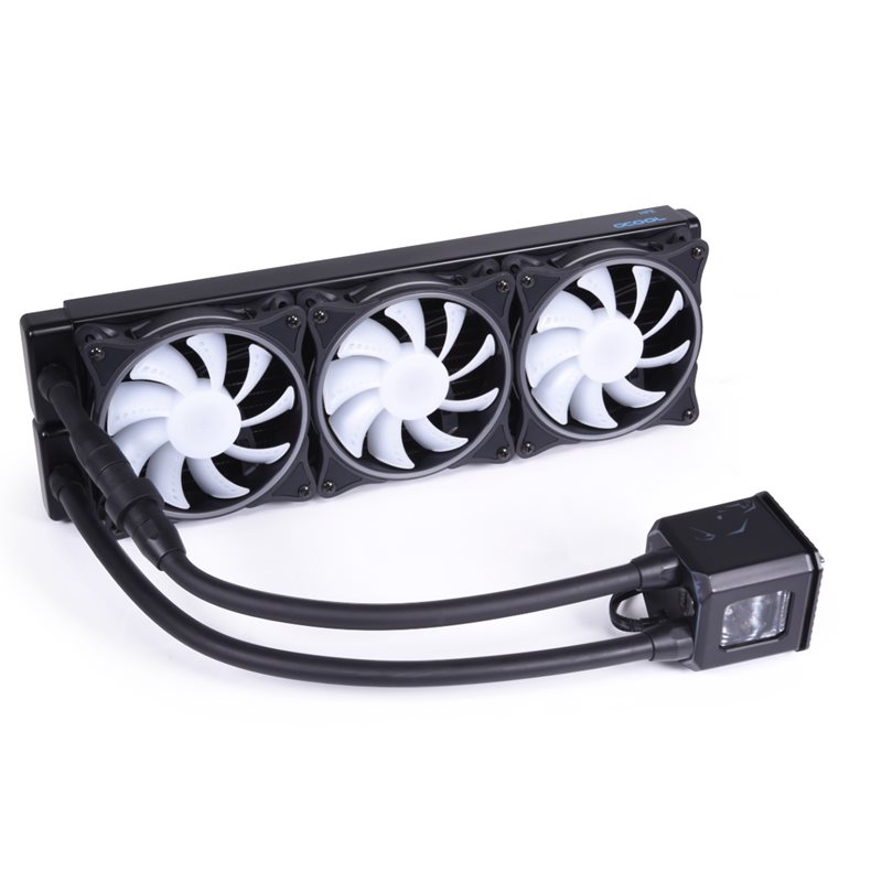 Alphacool Eisbaer Aurora HPE Edition, 360mm AIO-nestejäähdytysratkaisu prosessorille, musta - Kuva 2