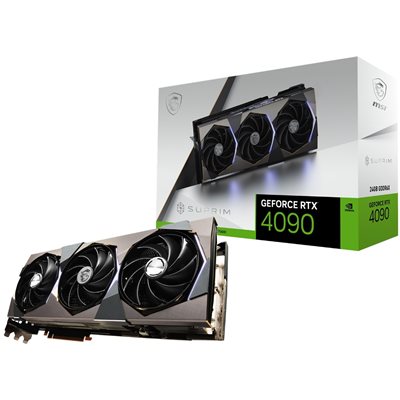 MSI GeForce RTX 4090 SUPRIM X -näytönohjain, 24GB GDDR6X (Tarjous! Norm. 2179,90€)