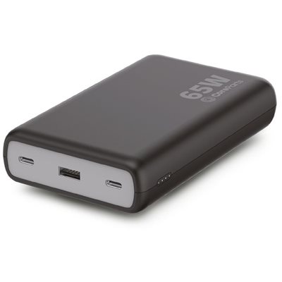 CoreParts Varavirtalähde, 20 000mAh, 2x USB-C PD 65W + USB-A, musta (Poistotuote! Norm. 101€)