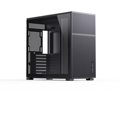 Jonsbo D41 MESH Black, ikkunallinen miditornikotelo, musta