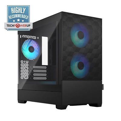 Fractal Design Pop Mini Air RGB Black - TG Clear Tint, mATX-kotelo, musta