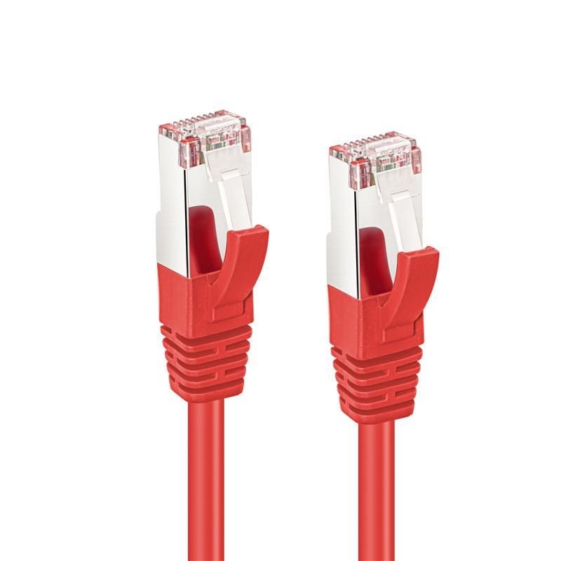 MicroConnect S/FTP Cat6a suojattu laitekaapeli, 10m, punainen - Kuva 2