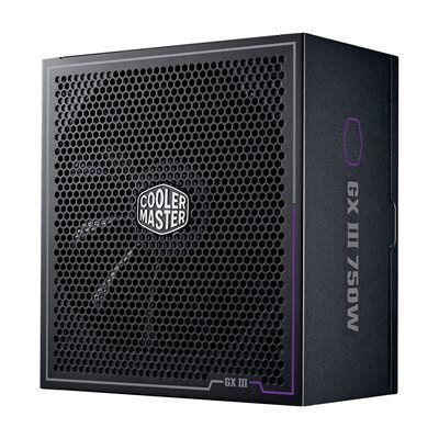 Cooler Master 750W GX III Gold 750, ATX-virtalähde, 80 Plus Gold, musta