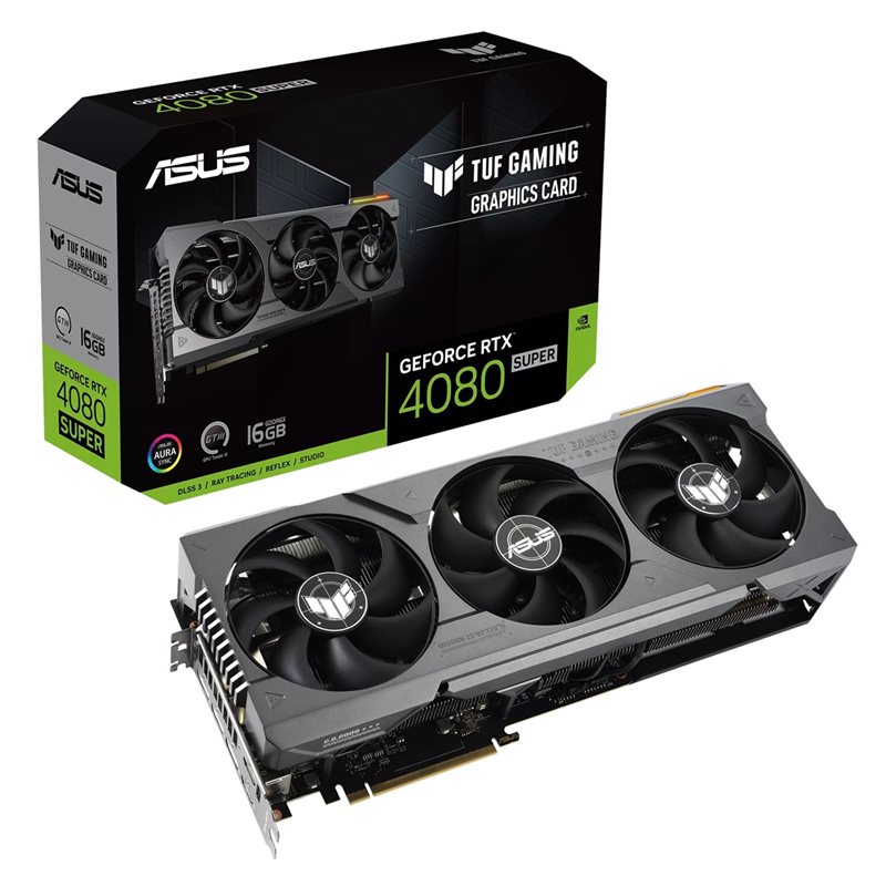 Asus GeForce RTX 4080 SUPER TUF Gaming -näytönohjain, 16GB GDDR6X