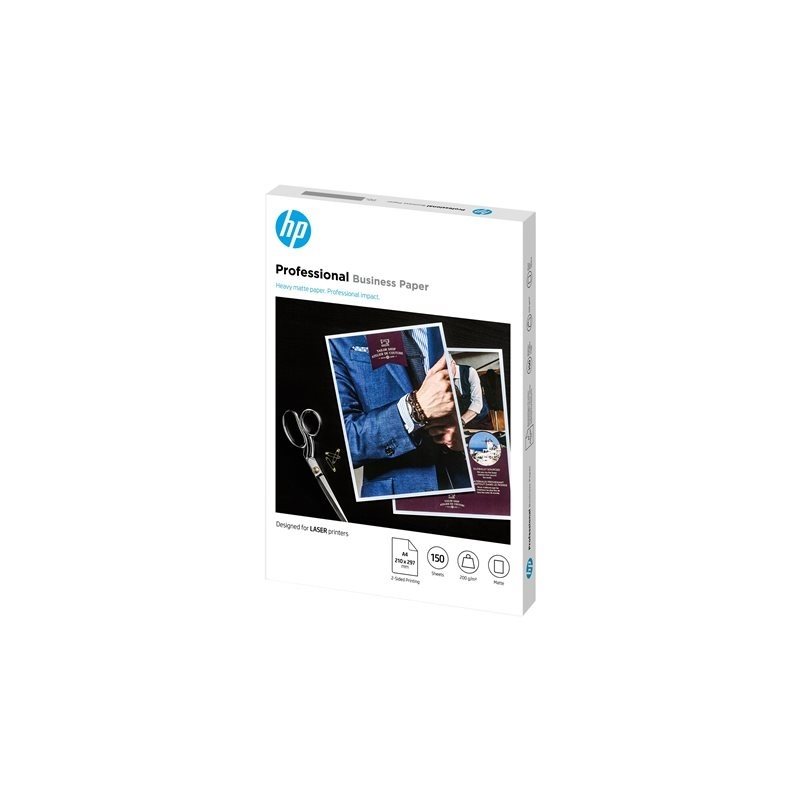 HP Professional - Matta - A4 (210 x 297 mm) - 200 g/m² - 150 arkkia, valokuvapaperi
