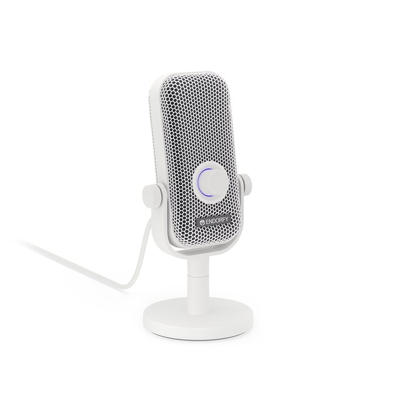 Endorfy Solum Voice S Onyx White, USB-mikrofoni, valkoinen