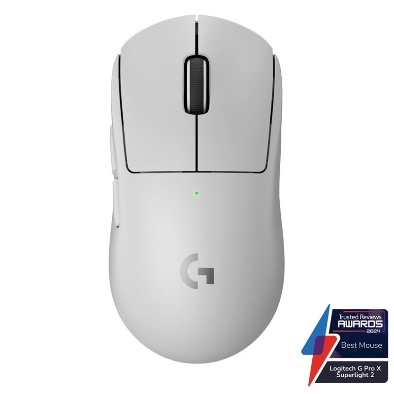 Logitech G PRO X SUPERLIGHT 2, langaton pelihiiri, 32 000 dpi, valkoinen