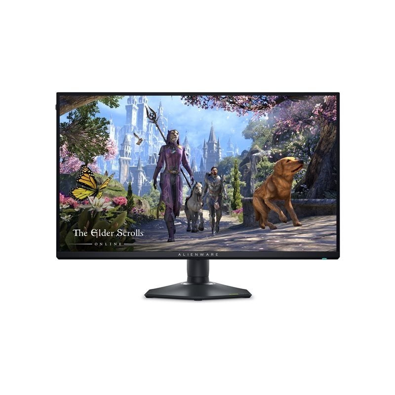 Dell 27" Alienware AW2725QF, 165Hz 4K Dual-Resolution -pelimonitori, musta