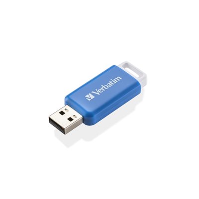 Verbatim 64GB DataBar, 2.0 USB-A -muistitikku, sininen