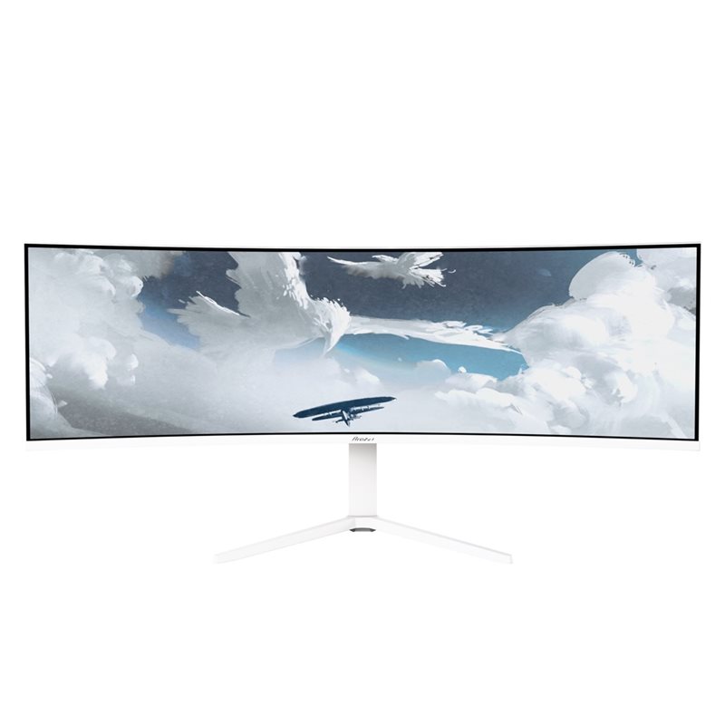 Arozzi 49" Nova VA, 165Hz (OC) UWQHD -pelimonitori, valkoinen