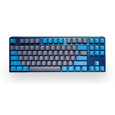 Ducky (Outlet) One 3 TKL Daybreak, mekaaninen näppäimistö, 80%, Cherry MX Clear, musta/sininen