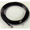 Chinmore Industry Ltd RP-SMA uros -> N uros -välikaapeli, 9m, musta