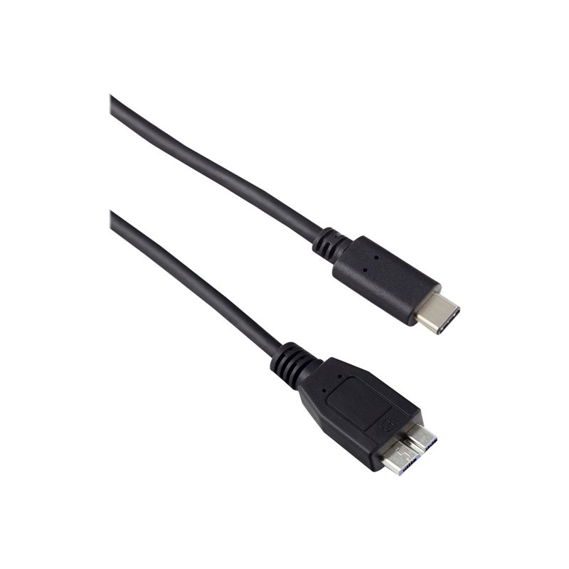 Targus 3.1 Gen2 USB-C - Micro-B -kaapeli, 10Gbps, 3A, 1m, musta