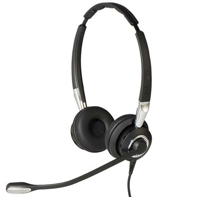 Jabra BIZ 2400 II QD Duo UNC, stereokuulokkeet mikrofonilla, musta/hopea